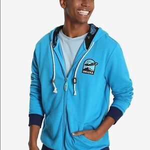 Disney Lilo & Stitch Ohana Surf Hoodie NWOT XS